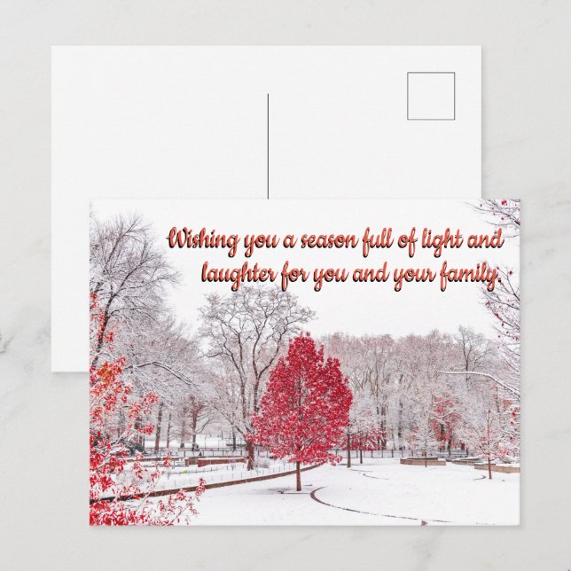 Postal Feliz Navidad (Anverso / Reverso)