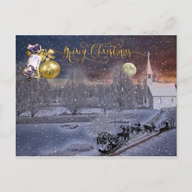 Postal Feliz Navidad (Anverso)