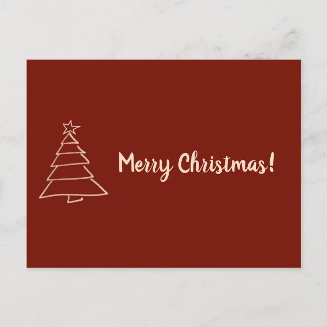 Postal Feliz Navidad (Anverso)