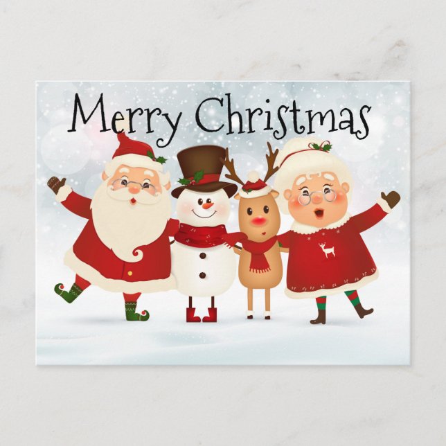 Postal Feliz Navidad (Anverso)