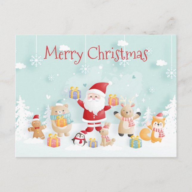 Postal Feliz Navidad (Anverso)