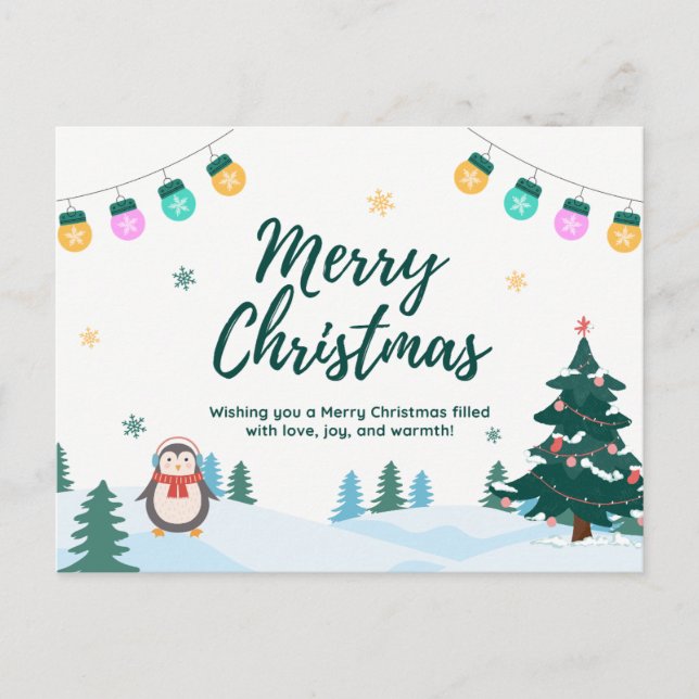 Postal Feliz Navidad (Anverso)