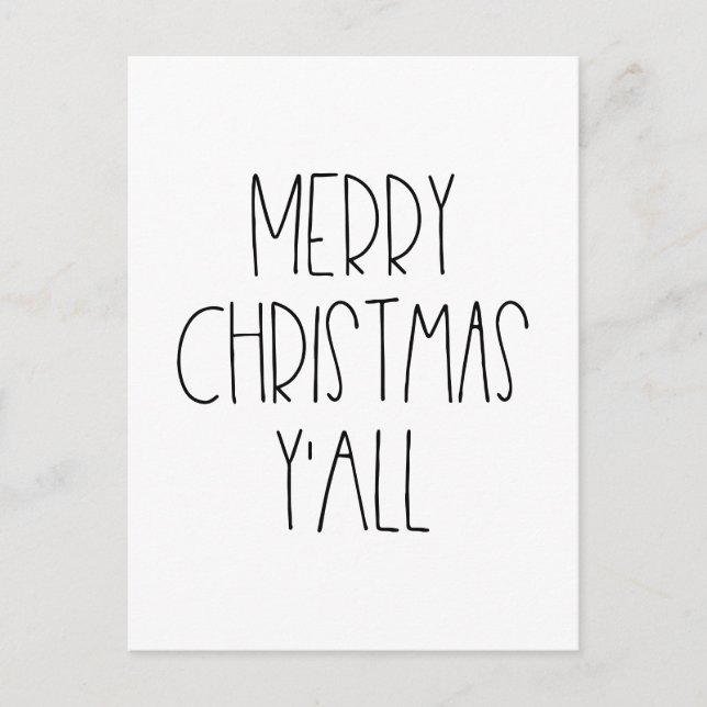 Postal Feliz Navidad a todos (Anverso)