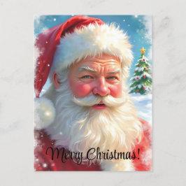 Postal Feliz Navidad Ai Generada Santa Cláusula