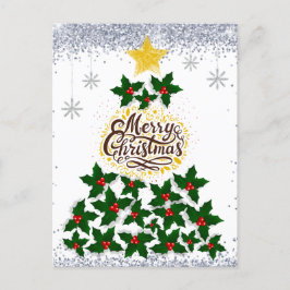 Postal Feliz Navidad con el árbol de Navidad