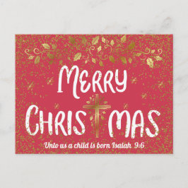 Postal Feliz Navidad Cross Scripting
