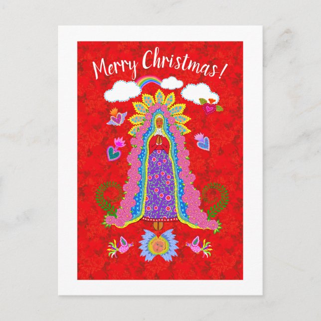 Postal Feliz Navidad de Guadalupe (Anverso)