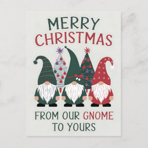 Postal Feliz Navidad De Nuestro Gnome A Sus Navidades