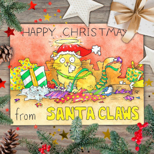 Postal Feliz Navidad de Santa Claws