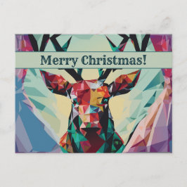 Postal Feliz Navidad Deer