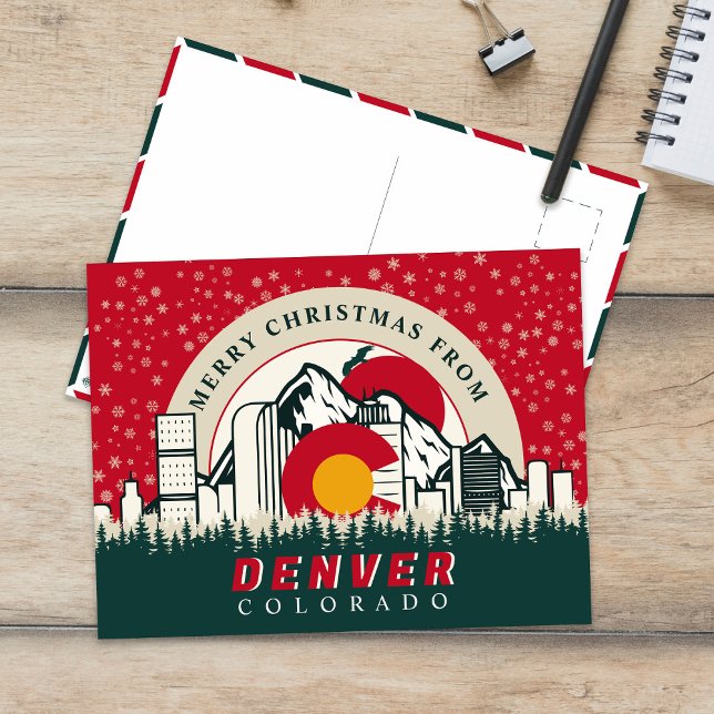 Postal Feliz Navidad desde Denver Colorado (Subido por el creador)