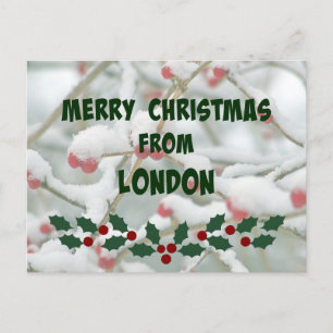 Postal Feliz Navidad desde Londres