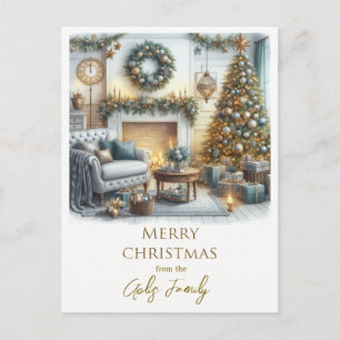 Postal Feliz Navidad desde nuestra casa a la tuya