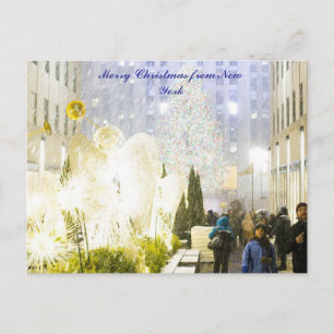 Postal Feliz Navidad desde Nueva York