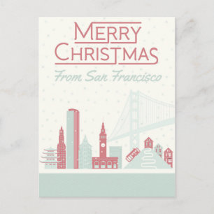 Postal Feliz Navidad desde San Francisco