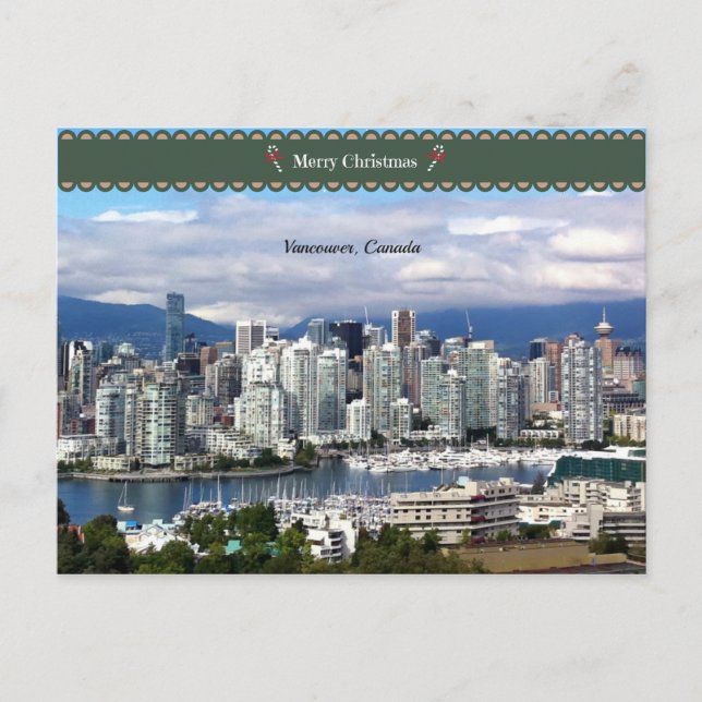 Postal Feliz Navidad desde Vancouver (Anverso)