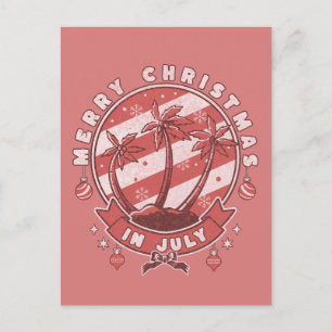 Postal Feliz Navidad en julio