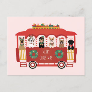 Postal Feliz Navidad en Trolly