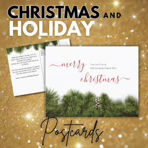 Postal Feliz Navidad Estimado Cliente