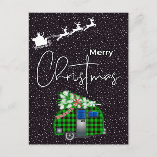 Postal FELIZ NAVIDAD   Felices Fiestas MCM Camper