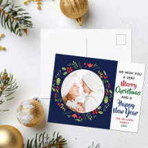 Feliz Navidad Feliz Año Nuevo Hermosa Foto
