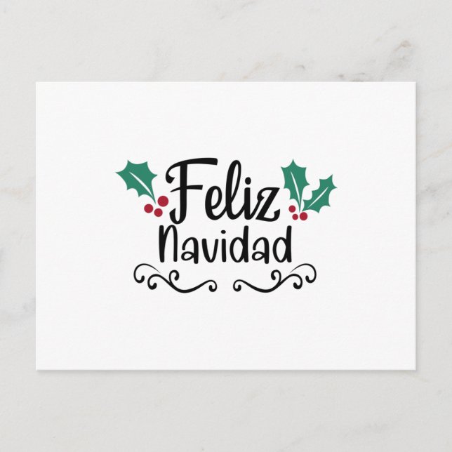 Postal Feliz Navidad Feliz Navidad (Anverso)