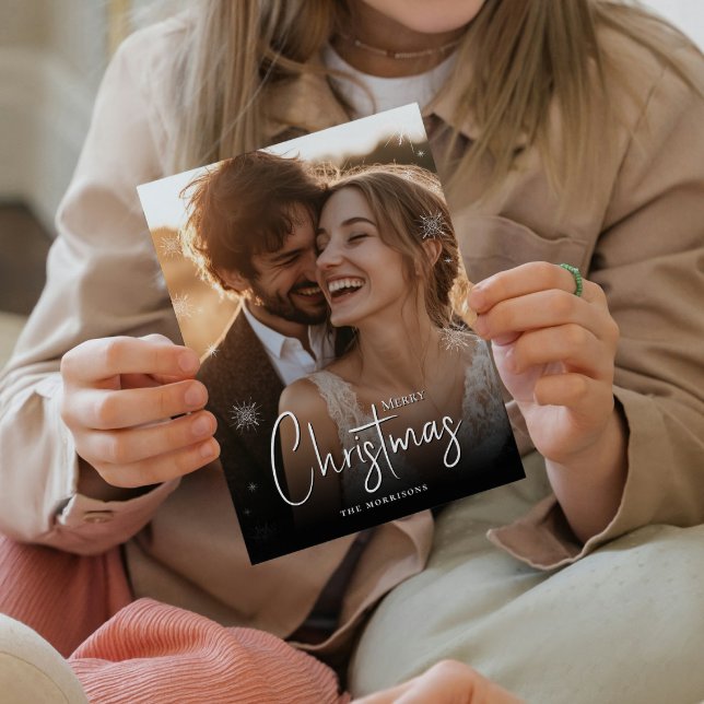 Postal Feliz Navidad Feliz Personalizado de la pareja. (Subido por el creador)