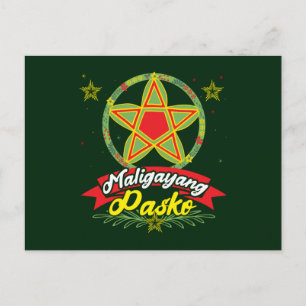 Postal Feliz Navidad Filipino Navidad Filipinas