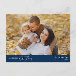 Postal Feliz Navidad Foto de Familia, Felicidad de Invier