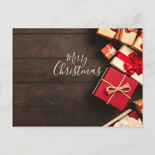 Postal Feliz Navidad Gracias Cartas de Marca Comercial