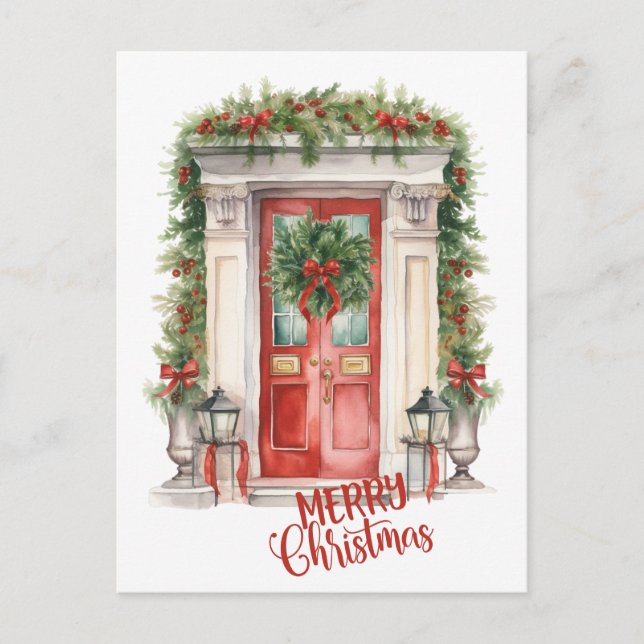 Postal Feliz Navidad - Hogar de Navidades amables (Anverso)