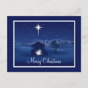 Postal Feliz Navidad nacimiento