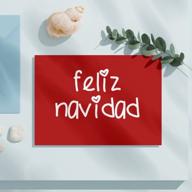 Postal Feliz Navidad - Navidades rojos personalizados (Subido por el creador)