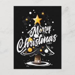 Postal Feliz Navidad para mí, saludo