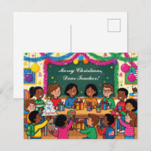 ¡Feliz Navidad, querido profesor!