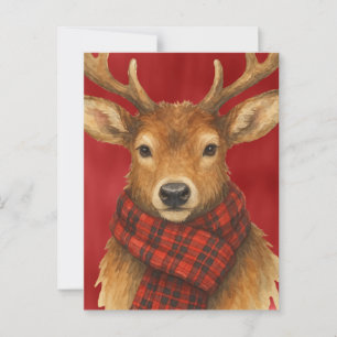 Postal Feliz Navidad Reno