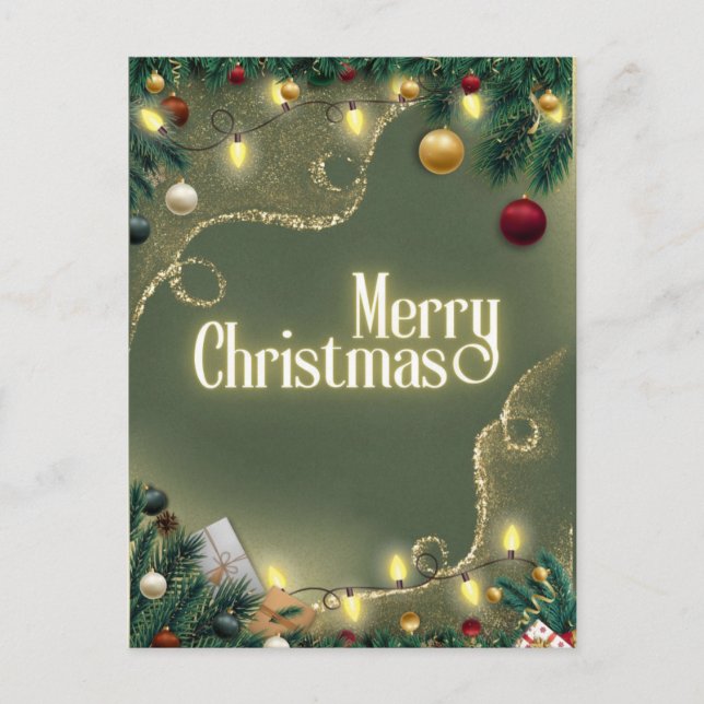 Postal Feliz Navidad Sage (Anverso)