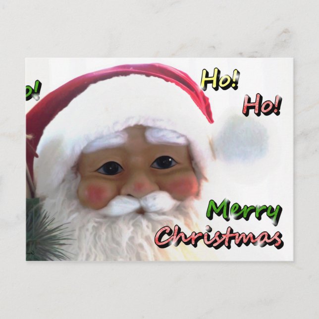 Postal Feliz Navidad Santa Claus (Anverso)