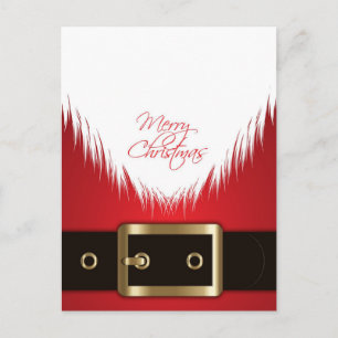 Postal Feliz Navidad Santa Suit