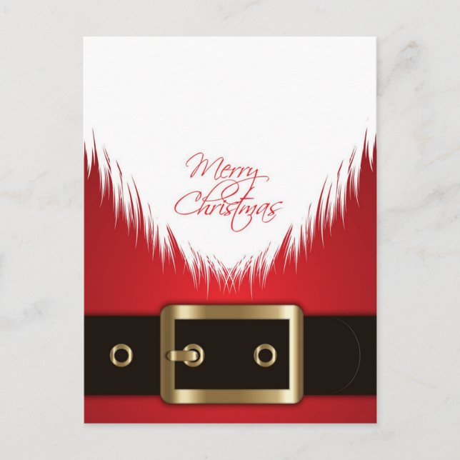 Postal Feliz Navidad Santa Suit (Anverso)