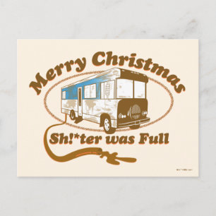 Postal ¡Feliz Navidad, Sh!*estaba lleno