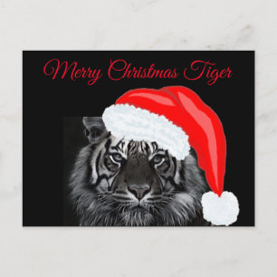 Postal Feliz Navidad Tigre
