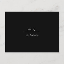 Postal Feliz Navidad ultraminimalista y moderna
