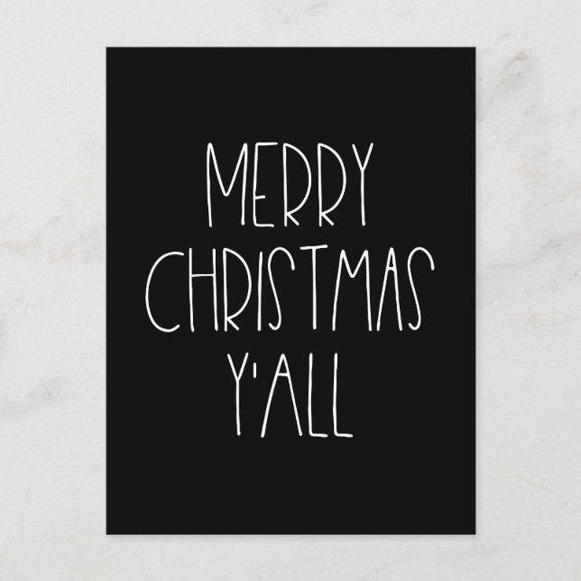 Postal Feliz Navidad y divertidas vacaciones (Anverso)