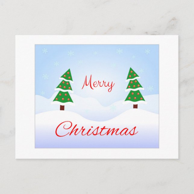 Postal ¡Feliz Navidad y feliz año nuevo! (Anverso)