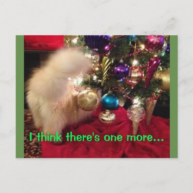 Postal Feliz Navidad y Feliz Año Nuevo (Anverso)