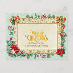 Postal Feliz Navidad y Feliz Año Nuevo Por Amor Pos