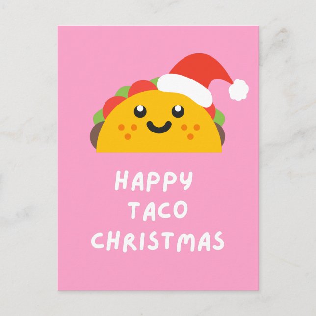 POSTAL FELIZ NAVIDADES TACO (Anverso)