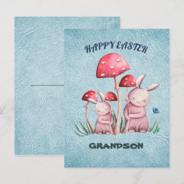 Postal feliz nieto de Pascua