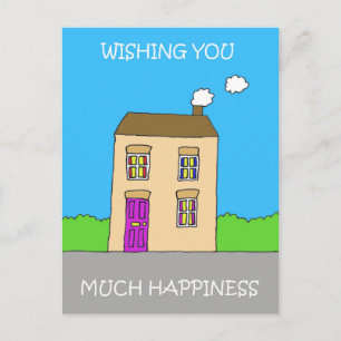 Postal Feliz nuevo hogar Personalizado de diversión